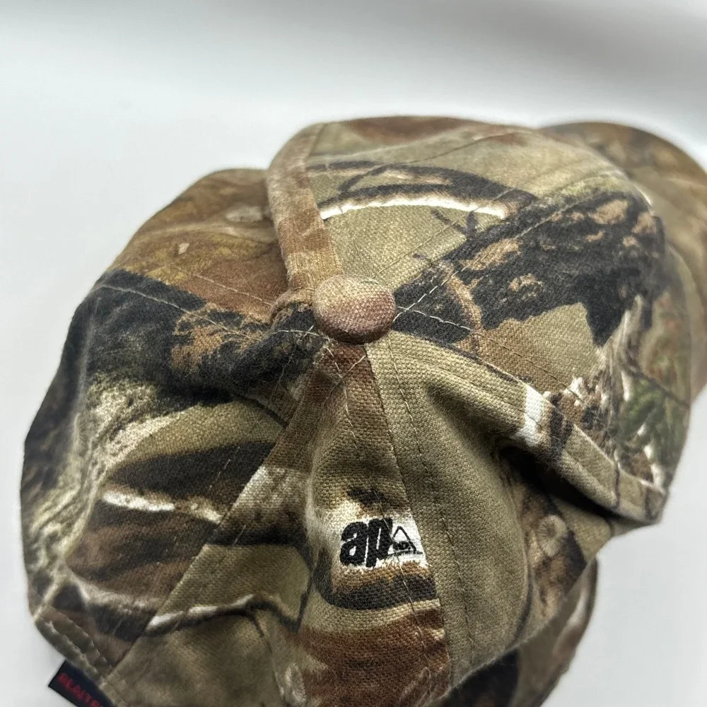 Vintage Baseball Cap Gander Mountain Brown Camo Canvas Realtree G Logo